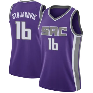 Women's Peja Stojakovic Sacramento Kings Purple Swingman Jersey - Icon Edition