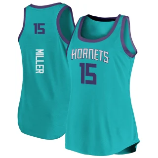 Women's Percy Miller Charlotte Hornets Teal Fast Break Tank Jersey - Icon Edition