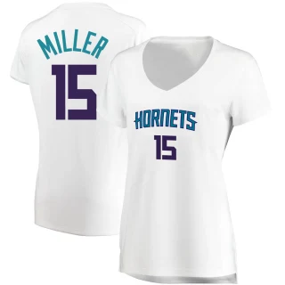 Women's Percy Miller Charlotte Hornets White Fast Break Jersey - Association Edition