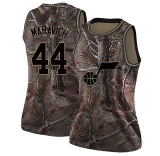 Women's Pete Maravich Utah Jazz Camo Swingman Realtree Collection Jersey