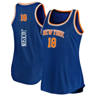 Women's Phil Jackson New York Knicks Blue Fast Break 2019/20 Tank Jersey - Icon Edition