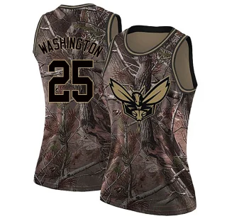 Women's P.J. Washington Charlotte Hornets Camo Swingman Realtree Collection Jersey
