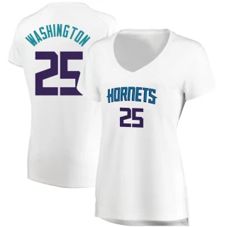 Women's P.J. Washington Charlotte Hornets White Fast Break Jersey - Association Edition