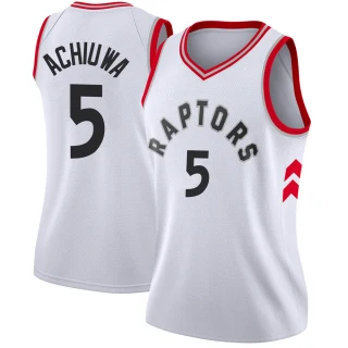 Women's Precious Achiuwa Toronto Raptors White Swingman Jersey - Association Edition