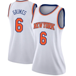 Women's Quentin Grimes New York Knicks White Swingman Jersey - Association Edition