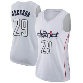 Women's Quenton Jackson Washington Wizards White Swingman Jersey - City Edition