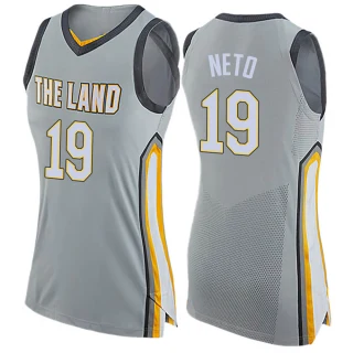 Women's Raul Neto Cleveland Cavaliers Gray Swingman Jersey - City Edition