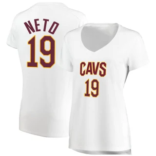 Women's Raul Neto Cleveland Cavaliers White Fast Break Jersey - Association Edition