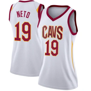 Women's Raul Neto Cleveland Cavaliers White Swingman Jersey - Association Edition