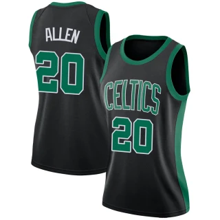 Women's Ray Allen Boston Celtics Black Swingman Jersey - Statement Edition