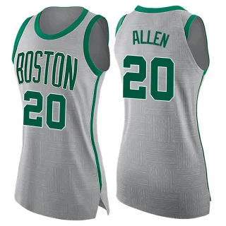 Women's Ray Allen Boston Celtics Gray Swingman Jersey - City Edition