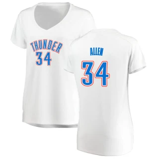 Women's Ray Allen Oklahoma City Thunder White Fast Break Replica Jersey - Association Edition