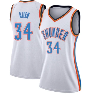 Women's Ray Allen Oklahoma City Thunder White Swingman Jersey - Association Edition