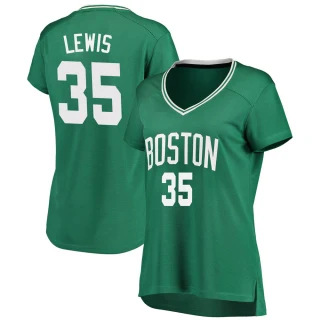 Women's Reggie Lewis Boston Celtics Green Fast Break Icon Edition Jersey