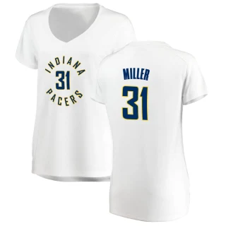 Women's Reggie Miller Indiana Pacers White Fast Break Jersey - Association Edition