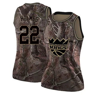 Women's Richaun Holmes Sacramento Kings Camo Swingman Realtree Collection Jersey
