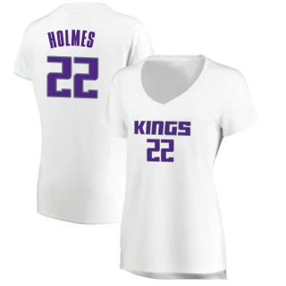 Women's Richaun Holmes Sacramento Kings White Fast Break Jersey - Association Edition
