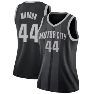 Women's Rick Mahorn Detroit Pistons Black Swingman 2018/19 Jersey - City Edition