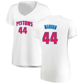 Women's Rick Mahorn Detroit Pistons White Fast Break Jersey - Association Edition