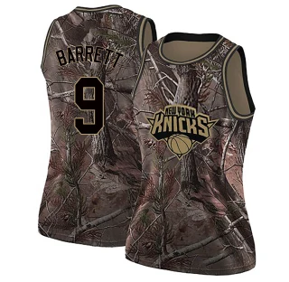 Women's RJ Barrett New York Knicks Camo Swingman Realtree Collection Jersey