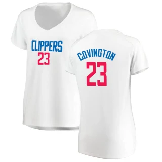 Women's Robert Covington Los Angeles Clippers White Fast Break Jersey - Association Edition