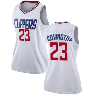 Women's Robert Covington Los Angeles Clippers White Swingman Jersey - Association Edition