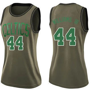 Women's Robert Williams III Boston Celtics Green Swingman Salute to Service Jersey