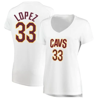 Women's Robin Lopez Cleveland Cavaliers White Fast Break Jersey - Association Edition