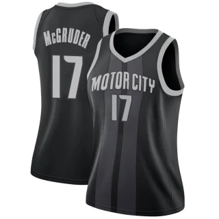 Women's Rodney McGruder Detroit Pistons Black Swingman 2018/19 Jersey - City Edition