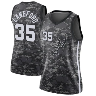 Women's Romeo Langford San Antonio Spurs Black Swingman Jersey - City Edition
