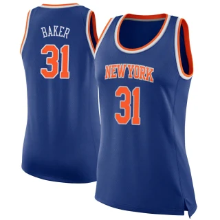Women's Ron Baker New York Knicks Blue Swingman Jersey - Icon Edition