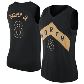 Women's Ron Harper Jr. Toronto Raptors Black Swingman Jersey - City Edition