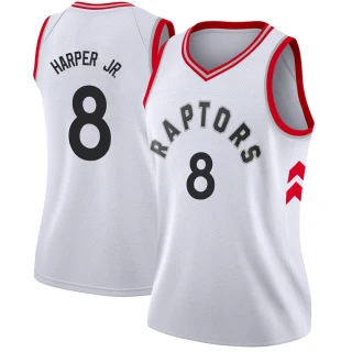 Women's Ron Harper Jr. Toronto Raptors White Swingman Jersey - Association Edition