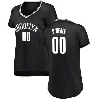 Women's Royce O'Neale Brooklyn Nets Black Fast Break Jersey - Icon Edition