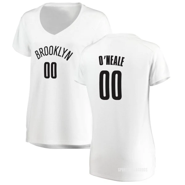 Women's Royce O'Neale Brooklyn Nets White Fast Break Jersey - Association Edition