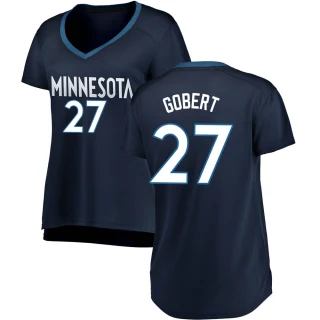 Women's Rudy Gobert Minnesota Timberwolves Navy Fast Break Jersey - Icon Edition