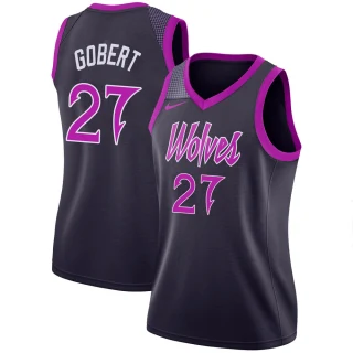 Women's Rudy Gobert Minnesota Timberwolves Purple Swingman 2018/19 Jersey - City Edition