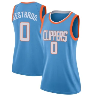 Women's Russell Westbrook Los Angeles Clippers Blue Swingman Jersey - City Edition