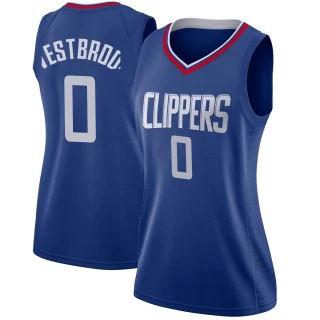 Women's Russell Westbrook Los Angeles Clippers Blue Swingman Jersey - Icon Edition