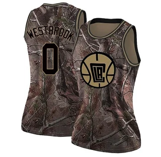 Women's Russell Westbrook Los Angeles Clippers Camo Swingman Realtree Collection Jersey