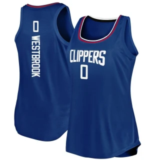 Women's Russell Westbrook Los Angeles Clippers Royal Fast Break Movement Tank Jersey - Icon Edition