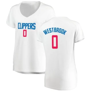 Women's Russell Westbrook Los Angeles Clippers White Fast Break Jersey - Association Edition