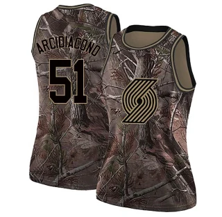 Women's Ryan Arcidiacono Portland Trail Blazers Camo Swingman Realtree Collection Jersey