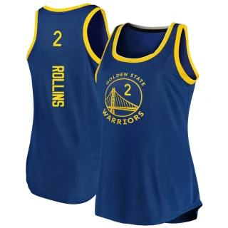Women's Ryan Rollins Golden State Warriors Gold Fast Break Royal 2019/20 Tank Jersey - Icon Edition
