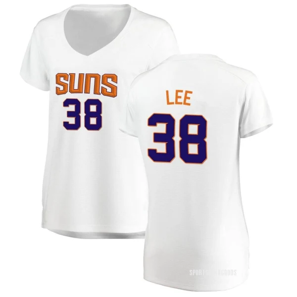 Women's Saben Lee Phoenix Suns White Fast Break Jersey - Association Edition