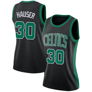 Women's Sam Hauser Boston Celtics Black Swingman Jersey - Statement Edition