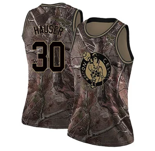 Women's Sam Hauser Boston Celtics Camo Swingman Realtree Collection Jersey