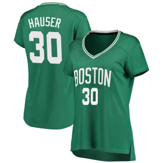 Women's Sam Hauser Boston Celtics Green Fast Break Icon Edition Jersey