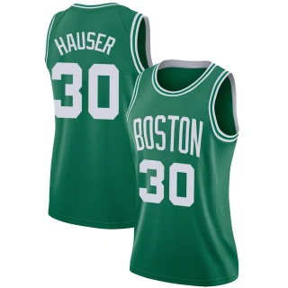 Women's Sam Hauser Boston Celtics Green Swingman Jersey - Icon Edition
