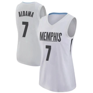 Women's Santi Aldama Memphis Grizzlies White Swingman Jersey - City Edition